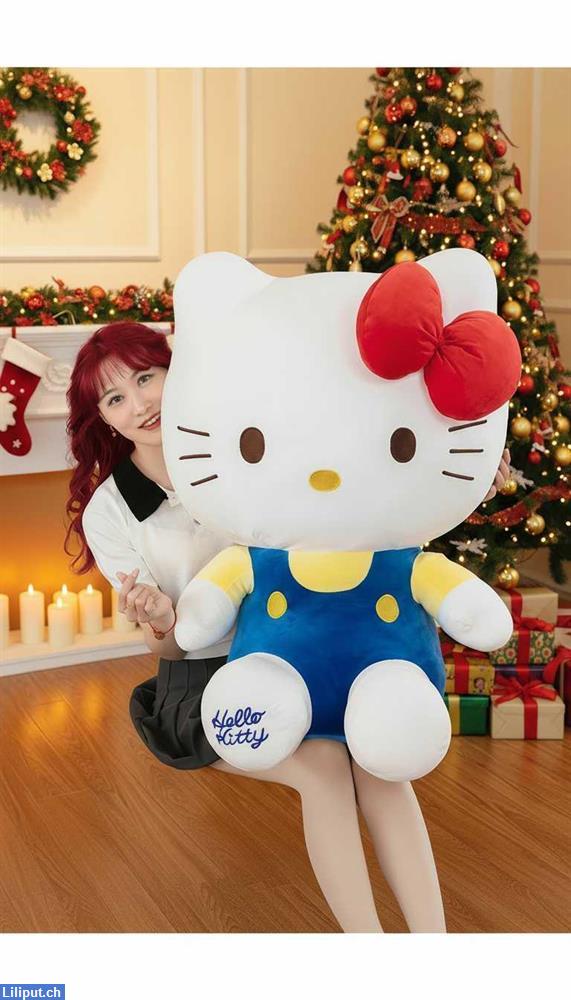 Bild 1: Hello Kitty XXL Kuscheltier 95cm grosses Plüschtier
