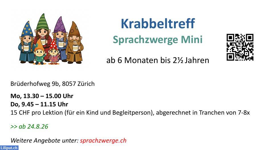 Bild 1: Krabbeltreff Sprachzwerge Mini in Zürich