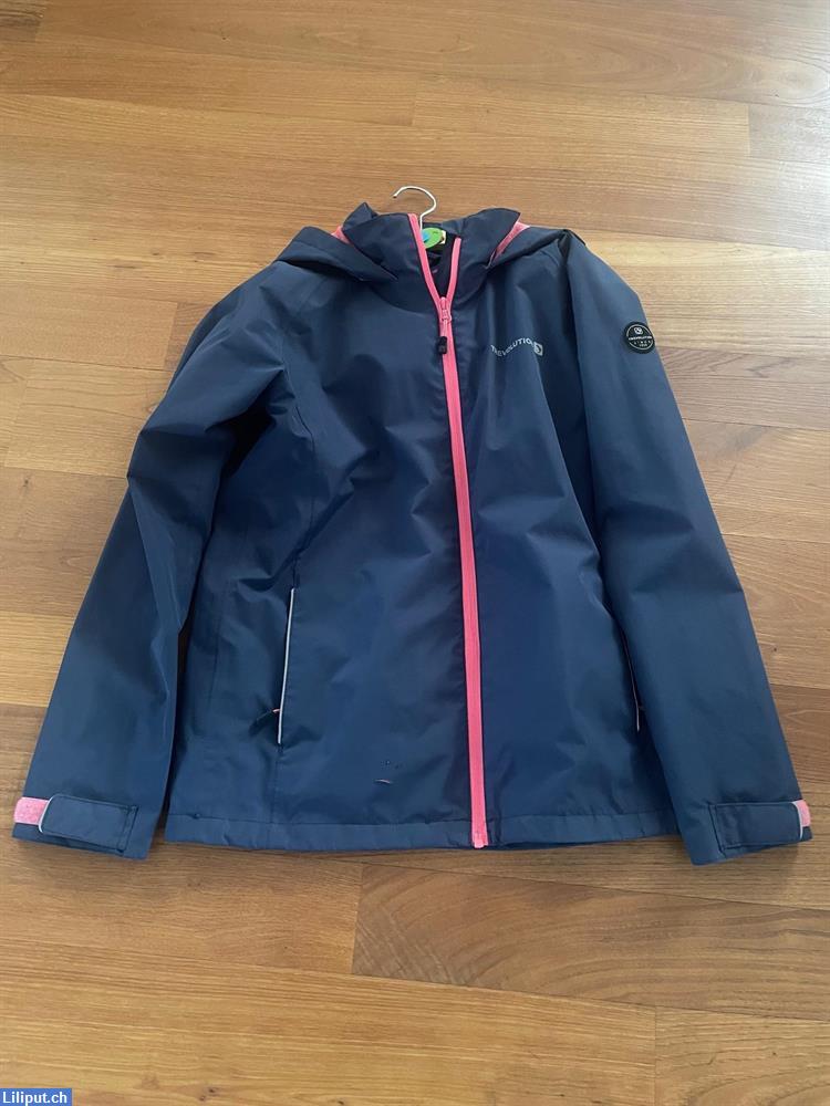 Bild 1: Blaue Regen-Windjacke von Trevolution, Grösse 152