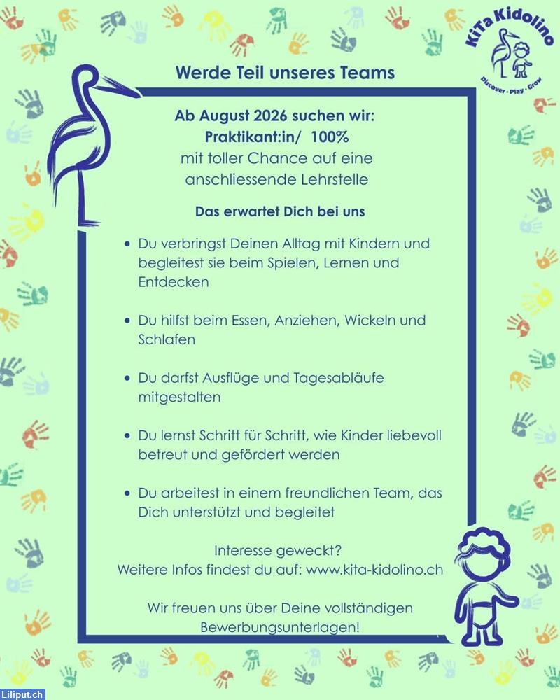 Bild 1: KiTa Praktikumsstelle mit Aussicht auf eine Lehrstelle