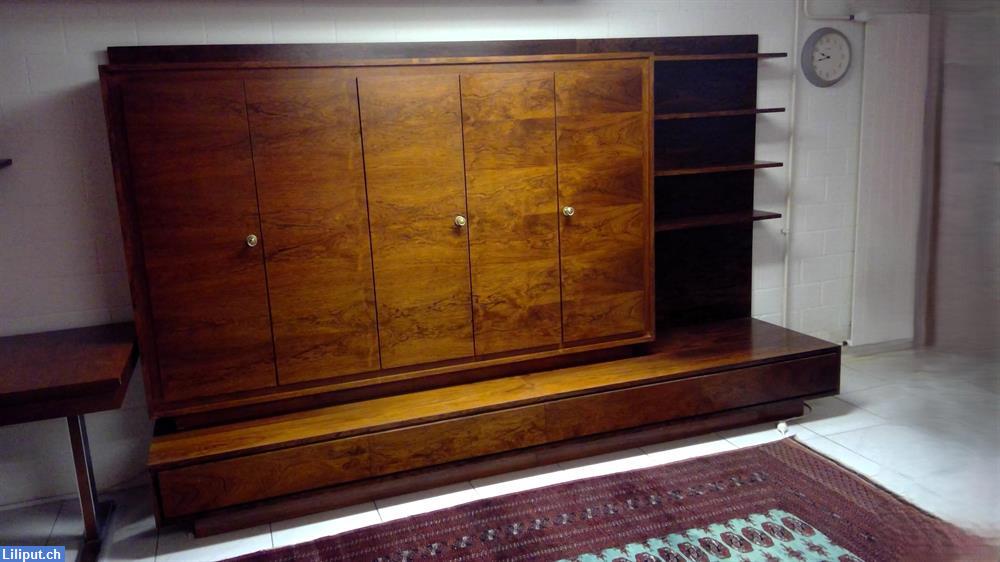 Bild 2: GRATIS: Vintage Wohnwand und Tisch Rio Palisander 1968