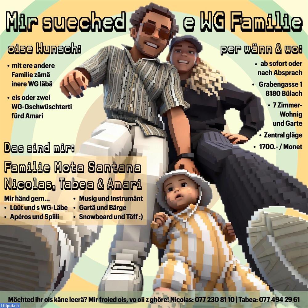 Bild 1: Suchen eine WG-Familie für Wohnung in der Bülacher Altstadt