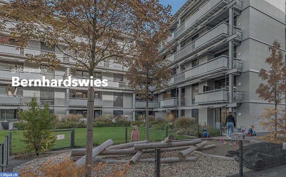 Bild 1: globegarden Bernhardswies direkt beim Bahnhof Haggen in St. Gallen