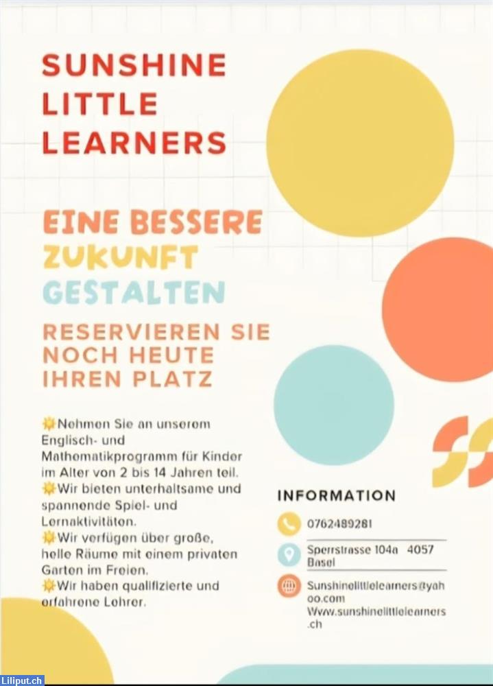 Bild 2: Summer Camp | English classes and Preschool in Basel