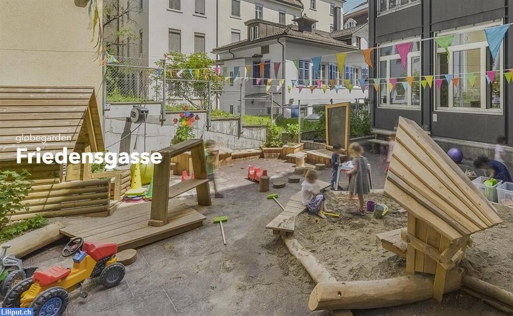 Bild 1: globegarden Friedensgasse, Kita beim Bahnhof Selnau, Zürich
