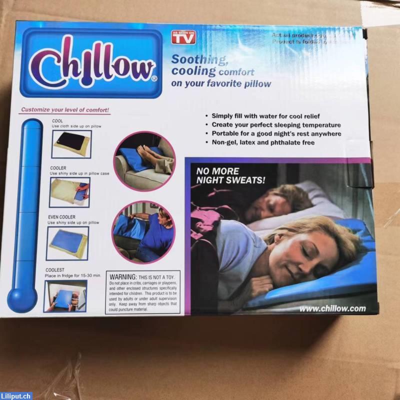 Bild 1: NEU! Chillow Kühlkissen, Kühlmatte für Kopfkissen
