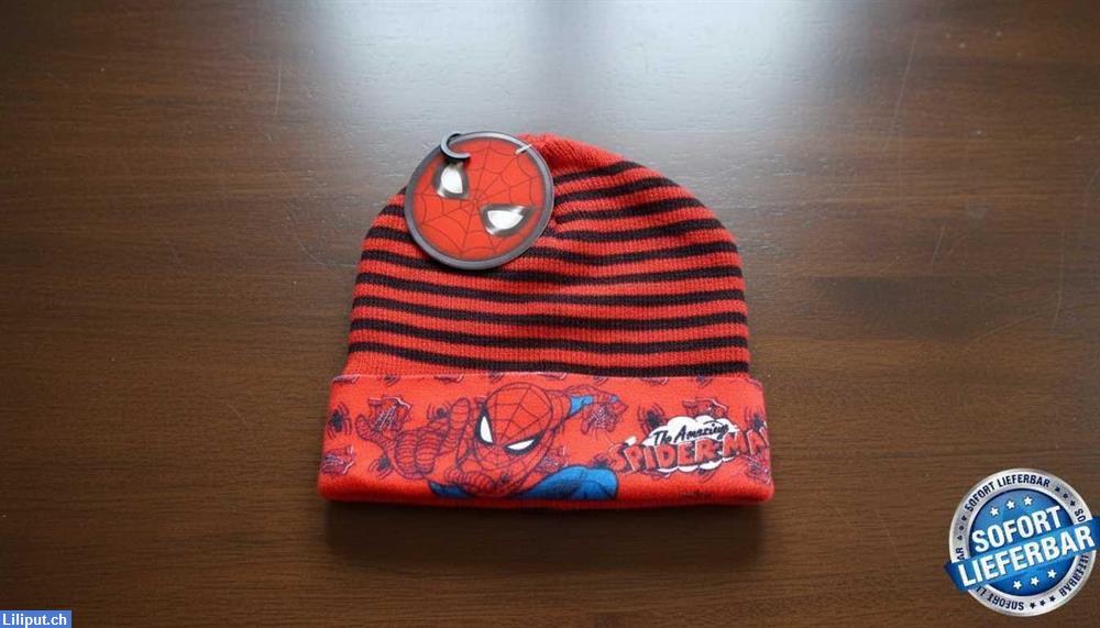 Bild 1: Marvel The Amazing Spider Man Beanie Mütze Avenger