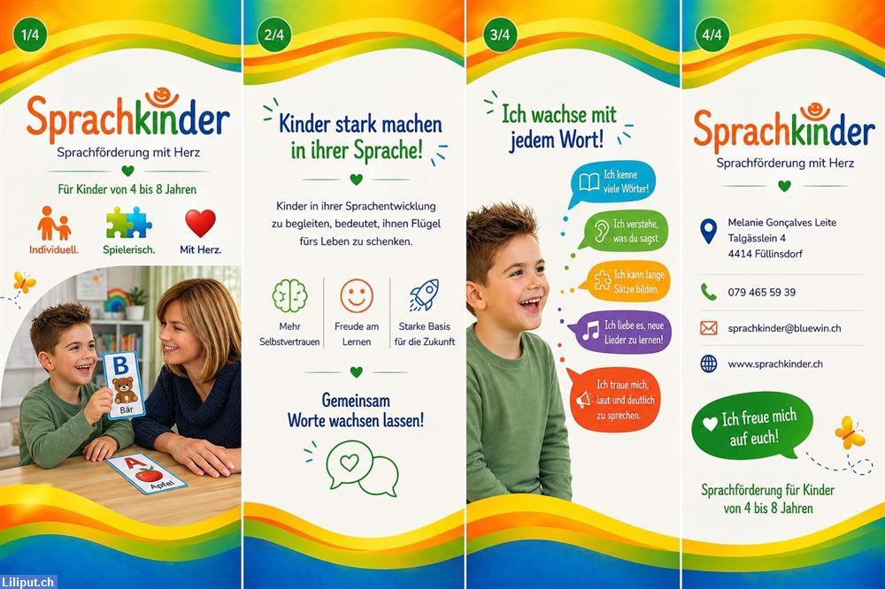 Bild 2: Sprachförderung für Kinder von 4 bis 8 Jahren