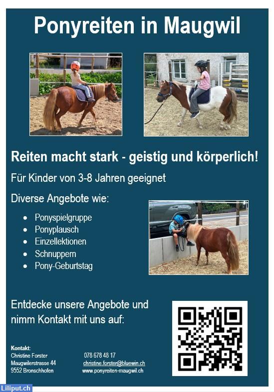 Bild 1: Ponyplausch für Kinder im Alter von 3 bis 8 Jahren