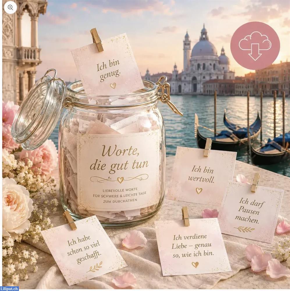 Bild 1: Geschenkidee: Divine Whispers - Affirmationen im Glas SET