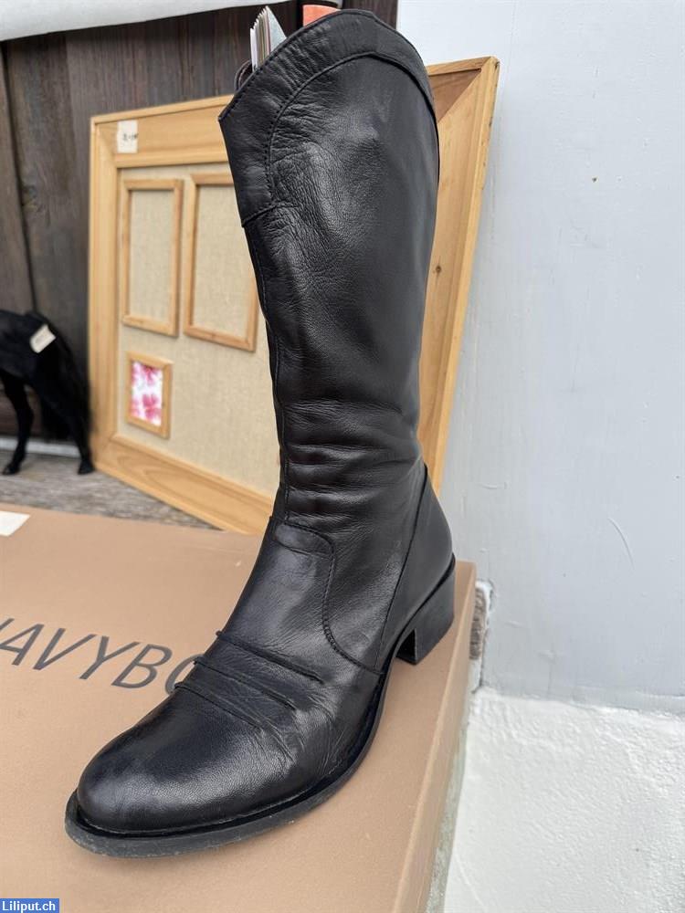 Bild 1: Navyboot Stiefel in schwarz, Grösse 37