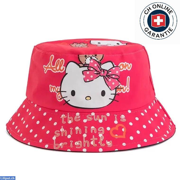Bild 1: Hello Kitty Fischerhut für Kinder neu Einheitsgrösse