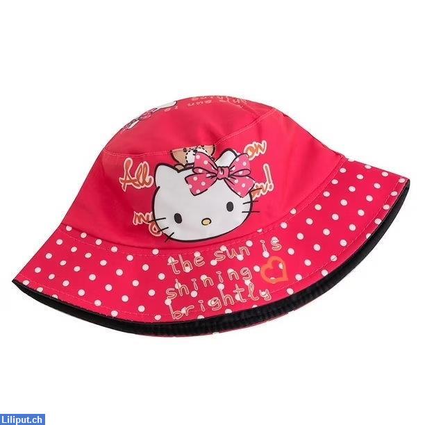Bild 3: Hello Kitty Fischerhut für Kinder neu Einheitsgrösse