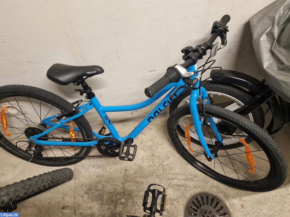 Bild 1: Schönes Kindervelo in blau zu verkaufen