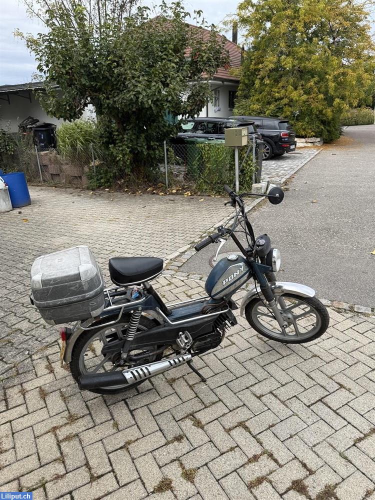 Bild 1: Pony Mofa / Töffli, Automat, 2 Takt Benzin betrieben