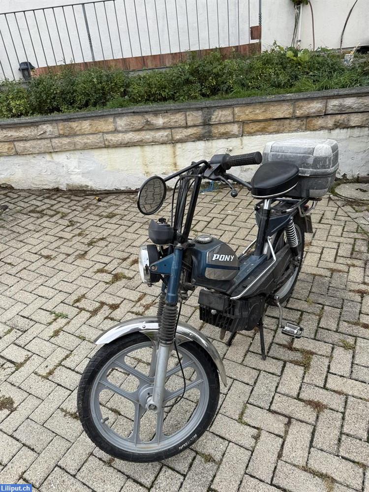 Bild 2: Pony Mofa / Töffli, Automat, 2 Takt Benzin betrieben