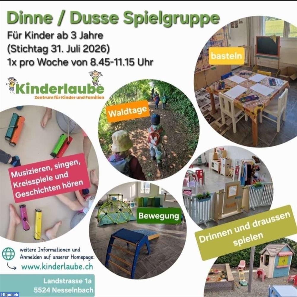 Bild 2: Wir haben noch freie Spielgruppenplätze in der Kinderlaube im Aargau