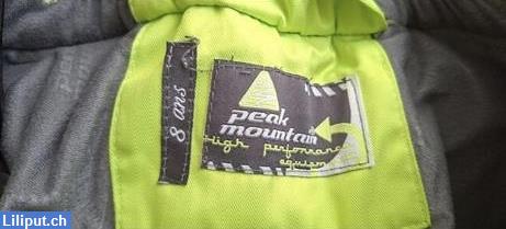 Bild 3: Peak Mountain Kinderskihose in Neongelb zz verkaufen