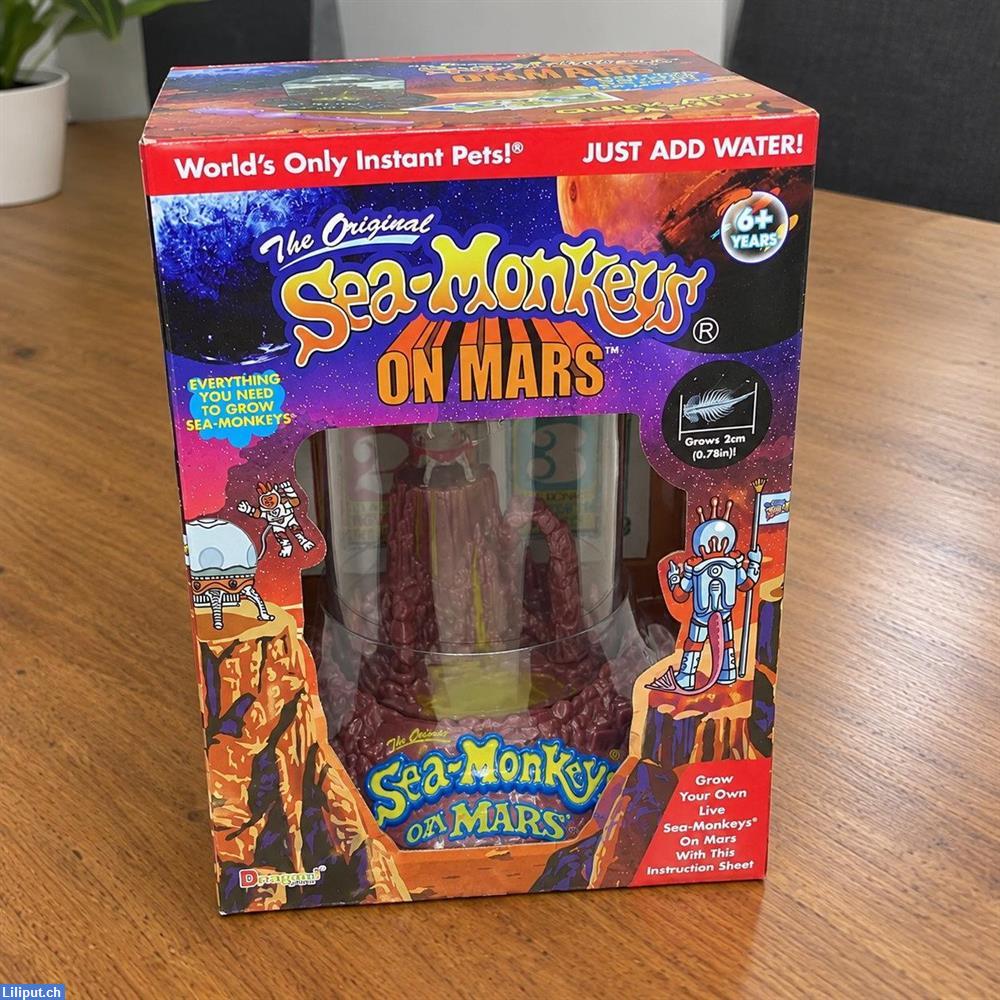 Bild 1: NEU: Sea-Monkeys on Mars Aufzuchtset für Urzeitkrebse als Geschenkidee