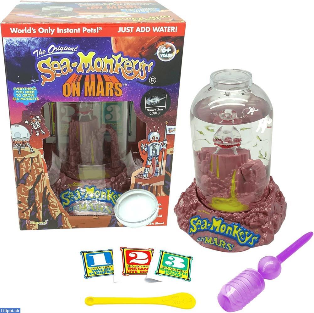 Bild 2: NEU: Sea-Monkeys on Mars Aufzuchtset für Urzeitkrebse als Geschenkidee